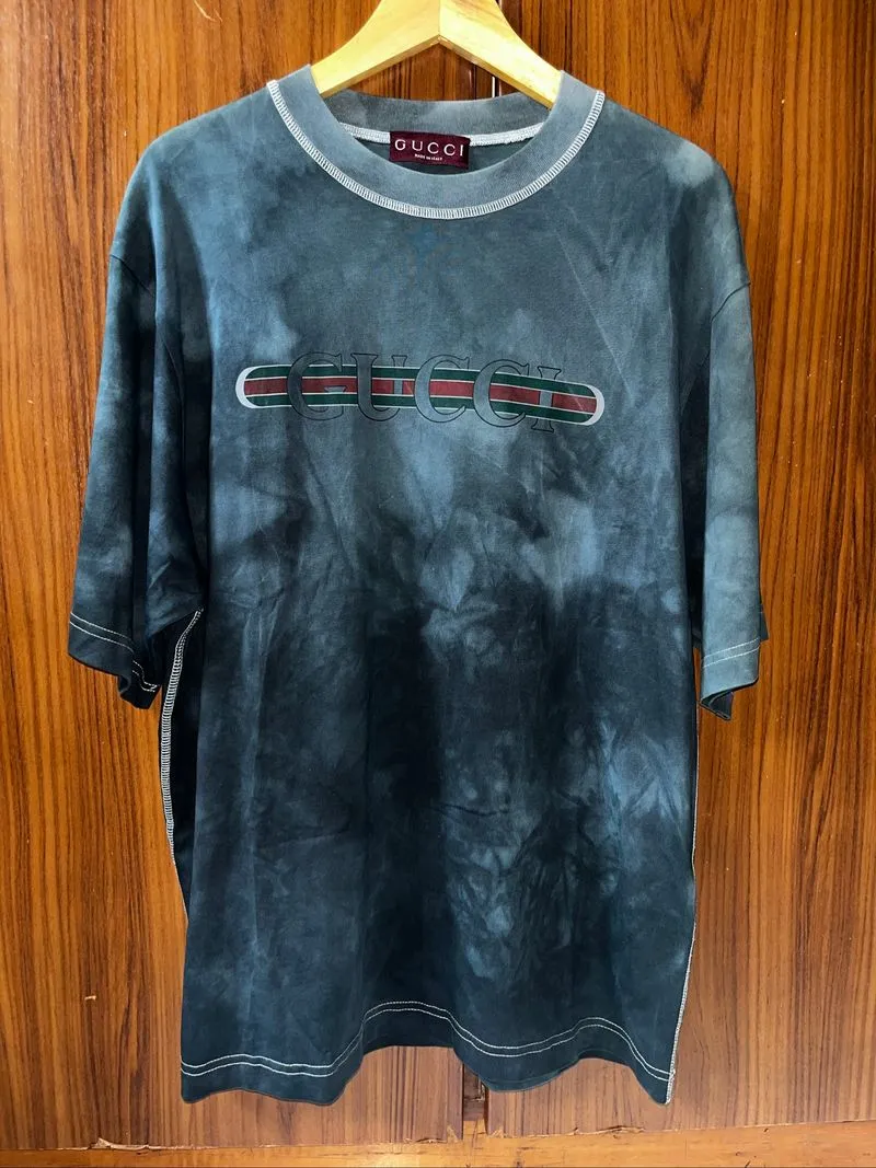 Gucci cotton T-shirt acid wash effect size L fit XL photo 1