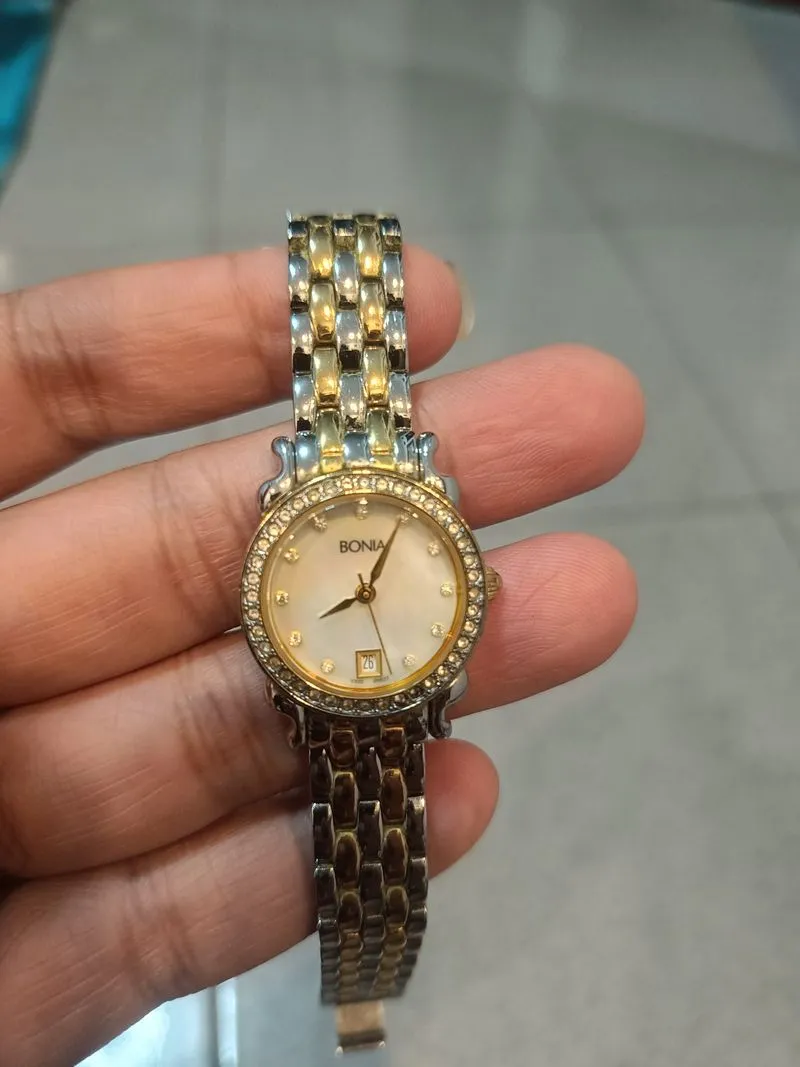 Jam Tangan Bonia Series BN 637 silver gold photo 1