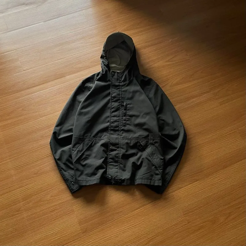 Jacket outdor hideaways hitam photo 1