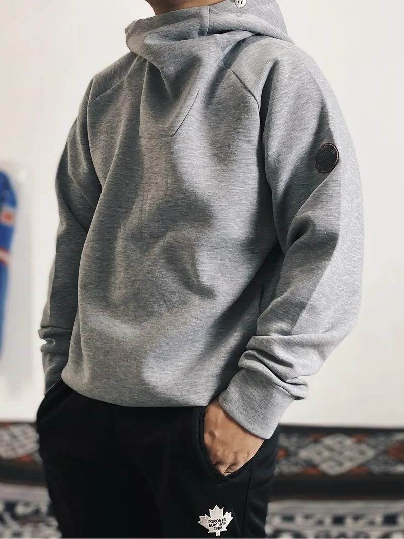 NAPAPIJRI GREY HOODED SOFTSHELL JACKET photo 1