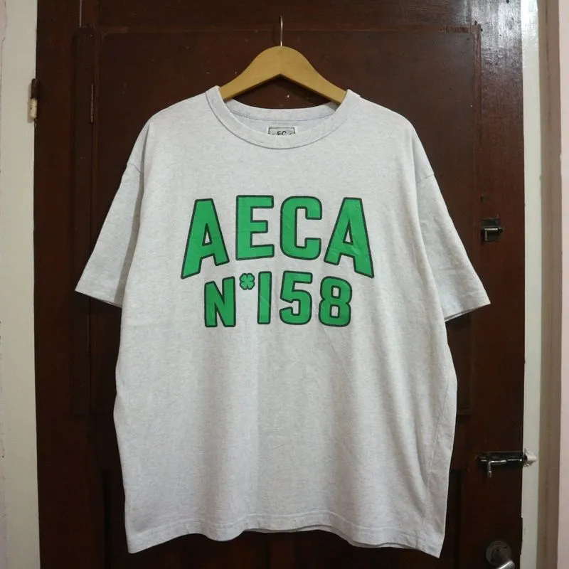 Aeca White TEAM AECA T-Shirt Grey photo 1