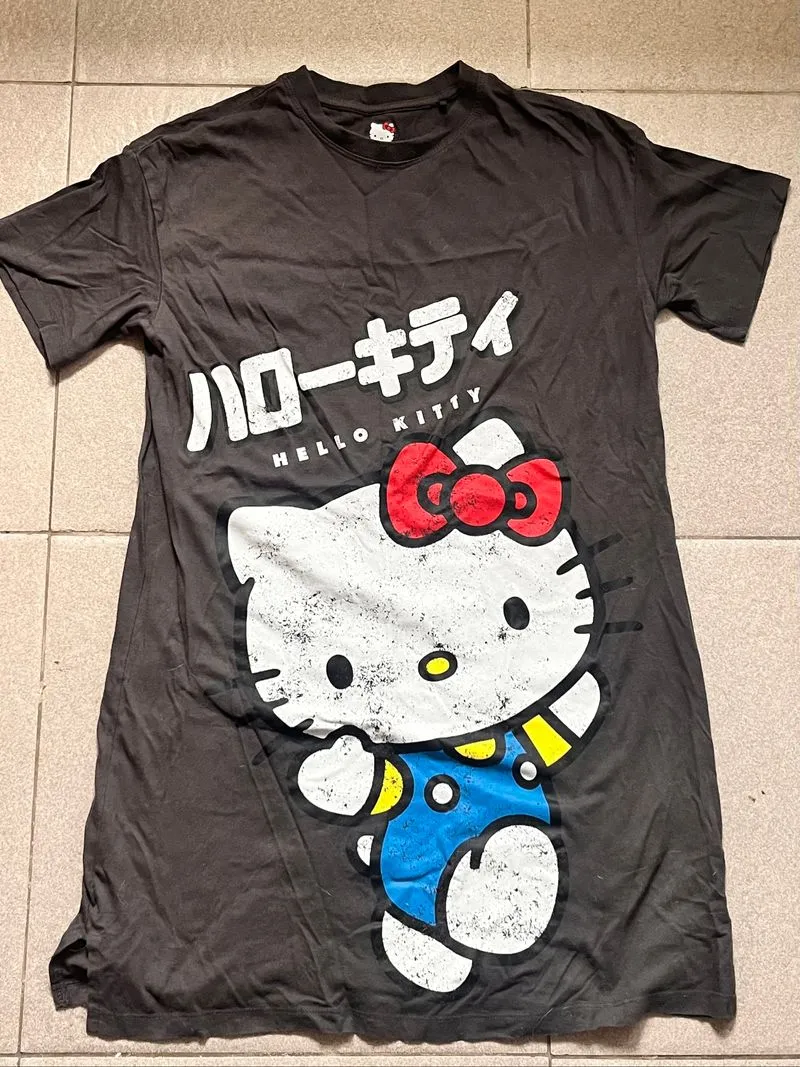Hello Kitty Graphic Oversized T-Shirt .𖥔 ݁ ˖  photo 1