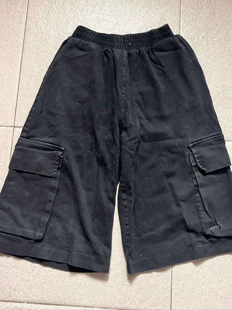 black Cargo Shorts .𖥔 ݁ ˖ photo 1