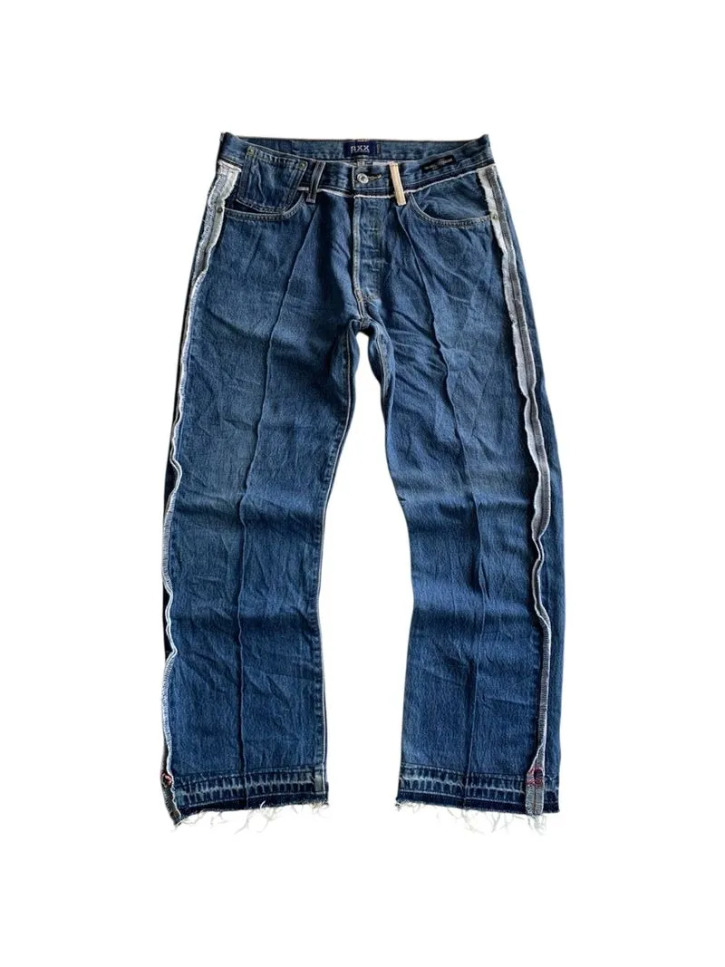 Vintage Levi's bespoke denim jeans featuring a unique "SXX" photo 1