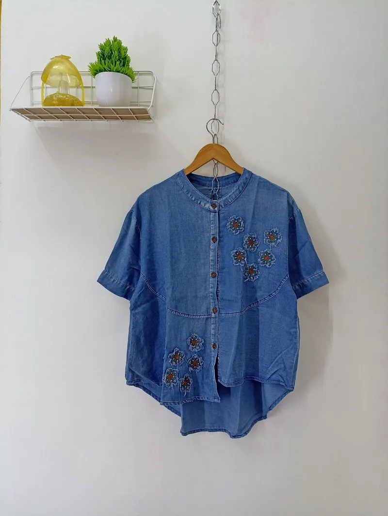 KOREAN DENIM SHIRT photo 1