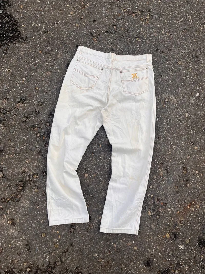 Celine Paris Vintage Denim Jeans photo 1