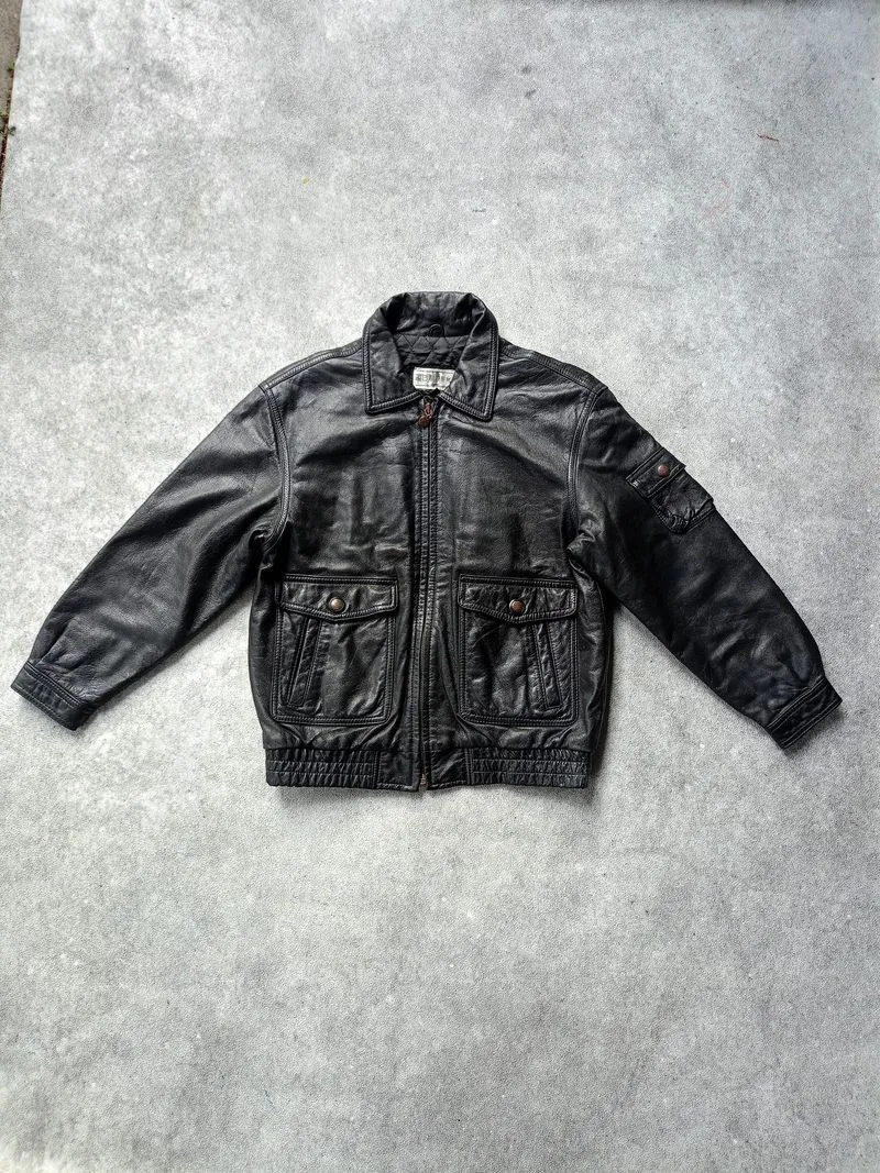 Kim Min Jea Bomber Jaket kulit  photo 1