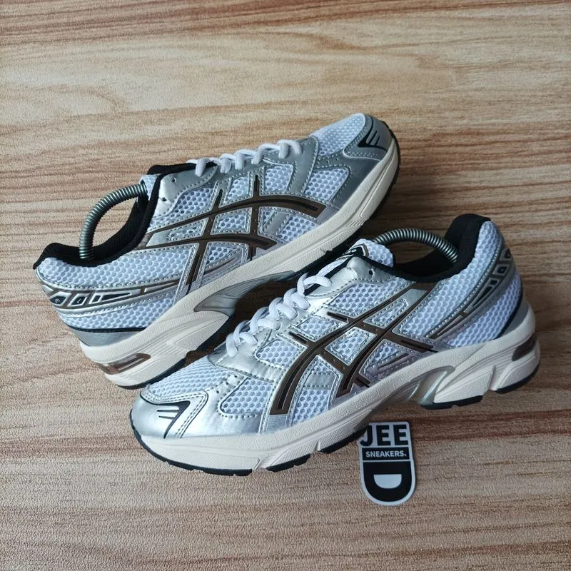 Asics Emo Casual Sneakers Pria silver brown photo 1