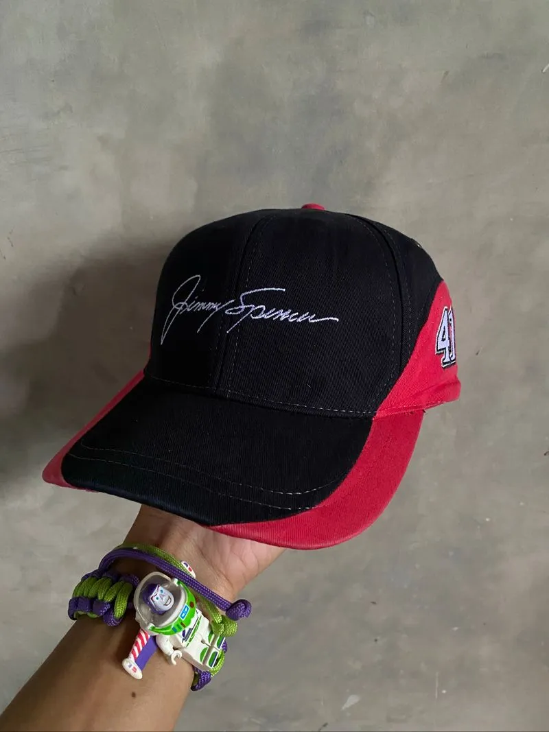 Nascar Hats Jimmy Spancer Signatures photo 1