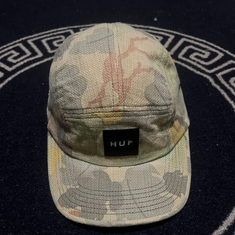 HUF skateboard camo 5 panel topi photo 1