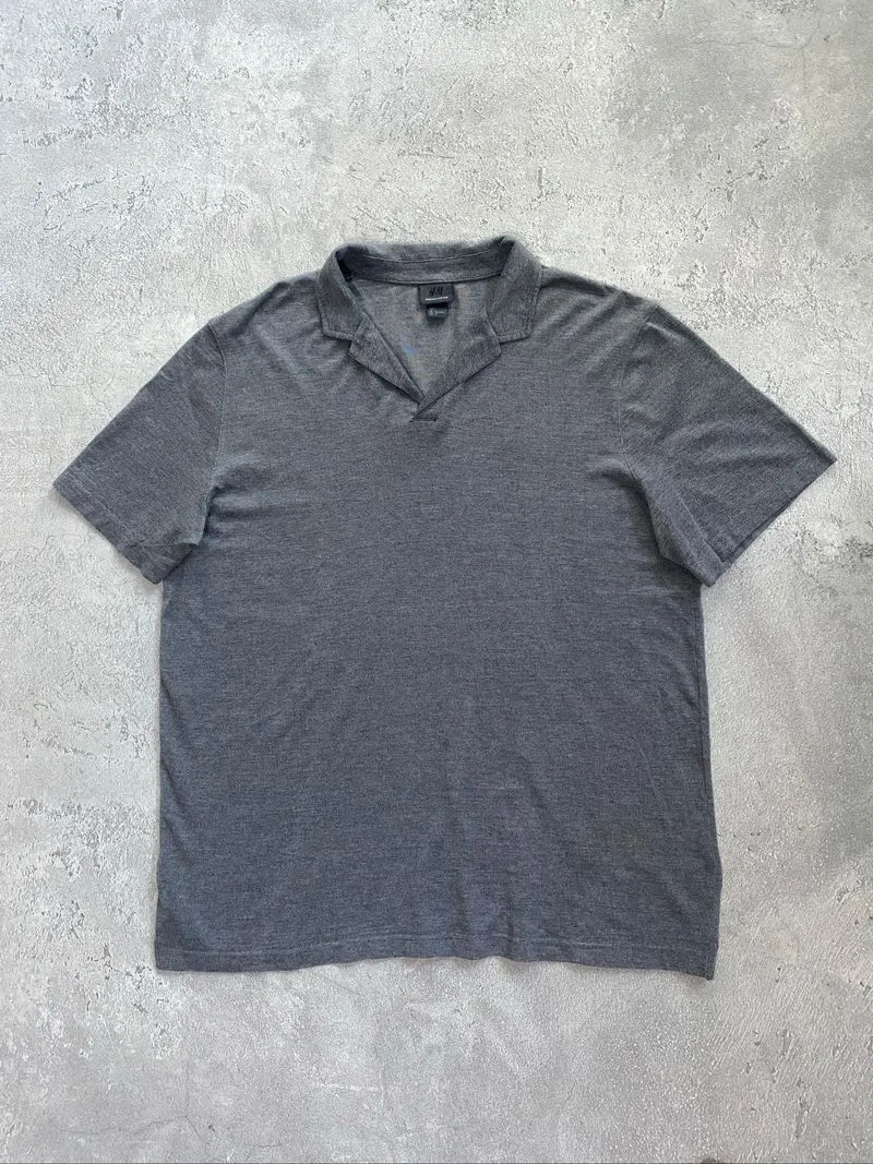 H&M Open Colar Polo Shirt Oversize Shirt photo 1