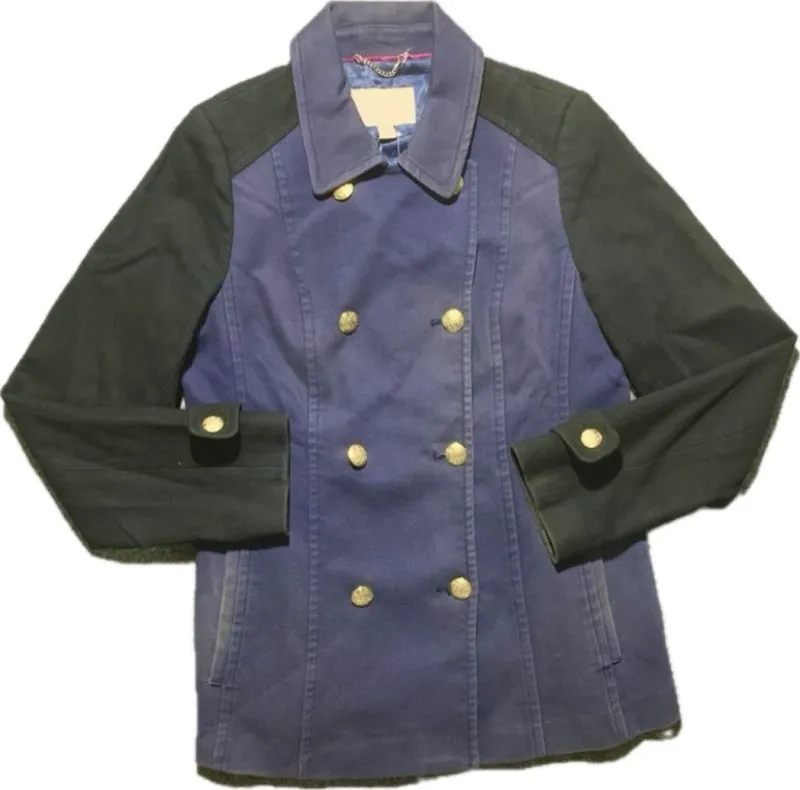 Y2K  Vintage Military Pea Coat Banana Republic photo 1