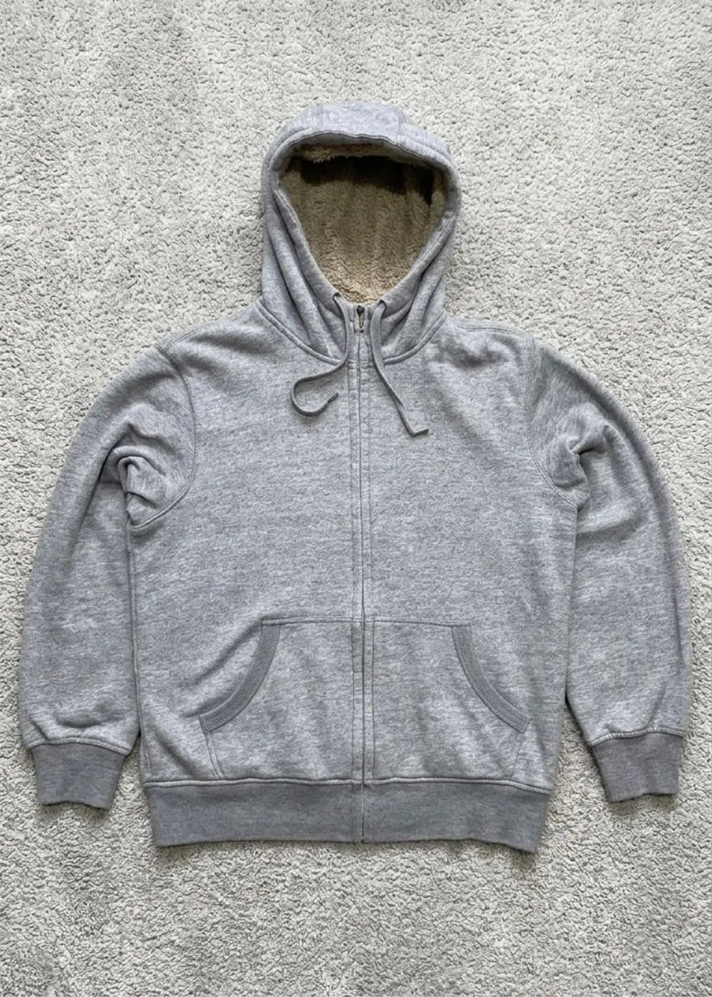 ZIP HOODIE UNIQLO DALEMAN SHERPA, size S-M photo 1