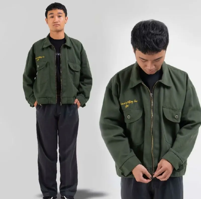 Work Jacket Trucker Olive Fuji 1995 photo 1