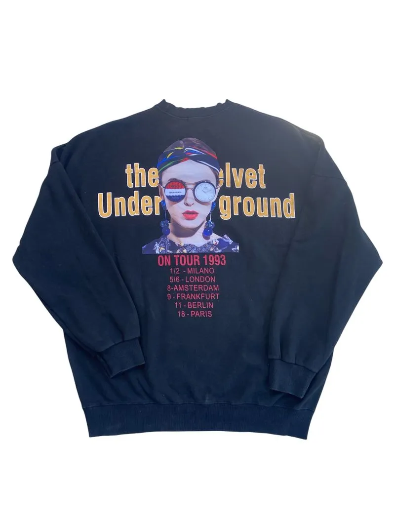 Vintage The Velvet Underground Tour 1993 Crewneck Bootleg photo 1
