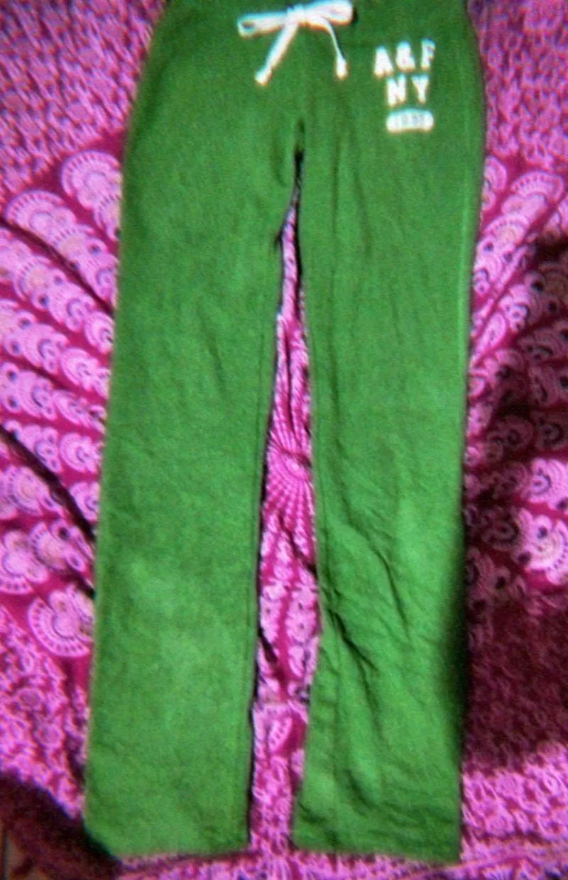 Abercrombie & Fitch Sweatpants lowrise Green (Rare) photo 1