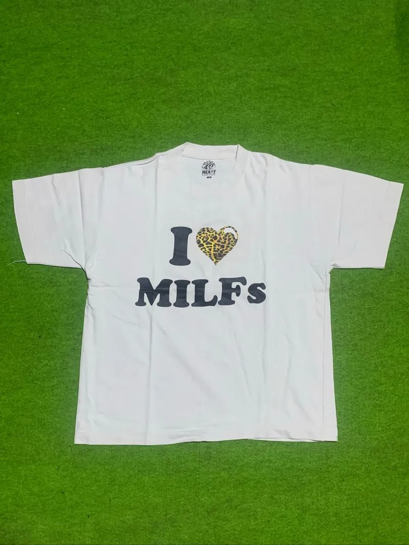 I LOVE MILF BOXY T SHIRT LEOPARD photo 1