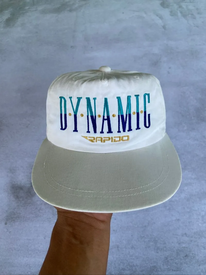 Vintage 90s Rope hat DYNAMIC RAPIDO bordir logo  photo 1