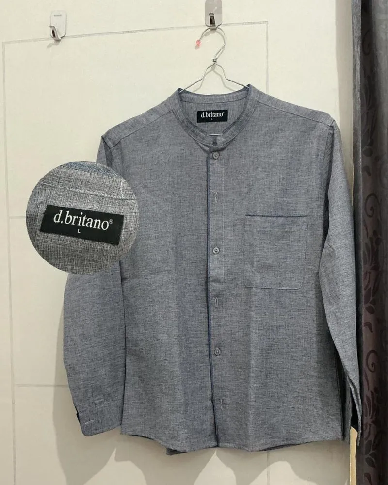 D.Britano Kemeja Dark Grey photo 1