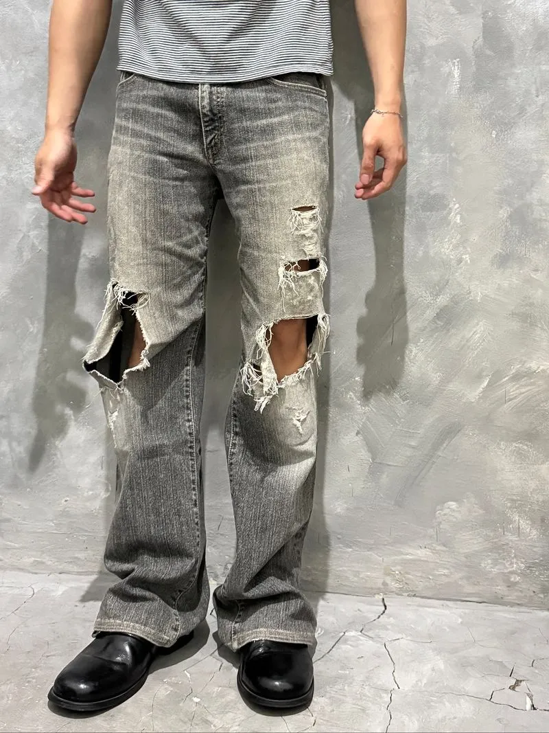 Vintage Heavy Distressed Big John Straigh Cut Jeans Balenci photo 1