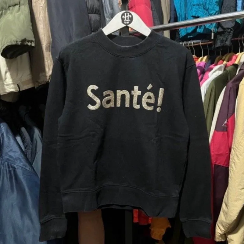 Size M - L | TOPTEN “Santé!” Glitter Crewneck photo 1
