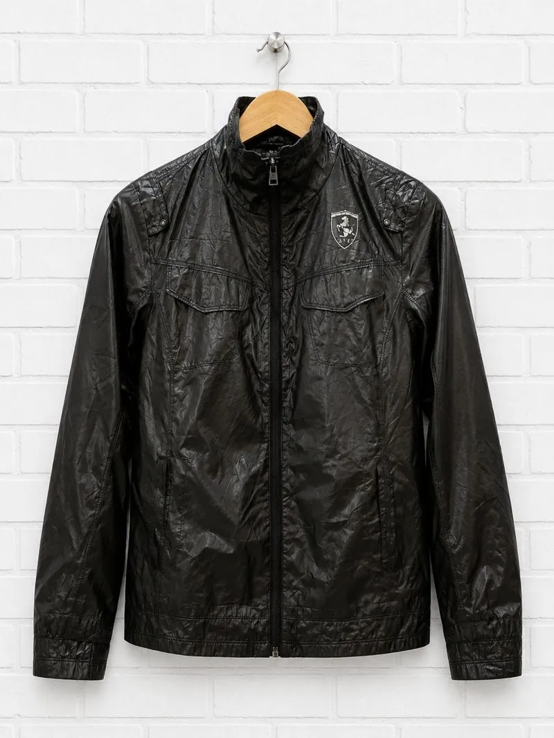 Puma Vintages Rare Ferrari Tracktop Hitam Jaket Windbreaker  photo 1