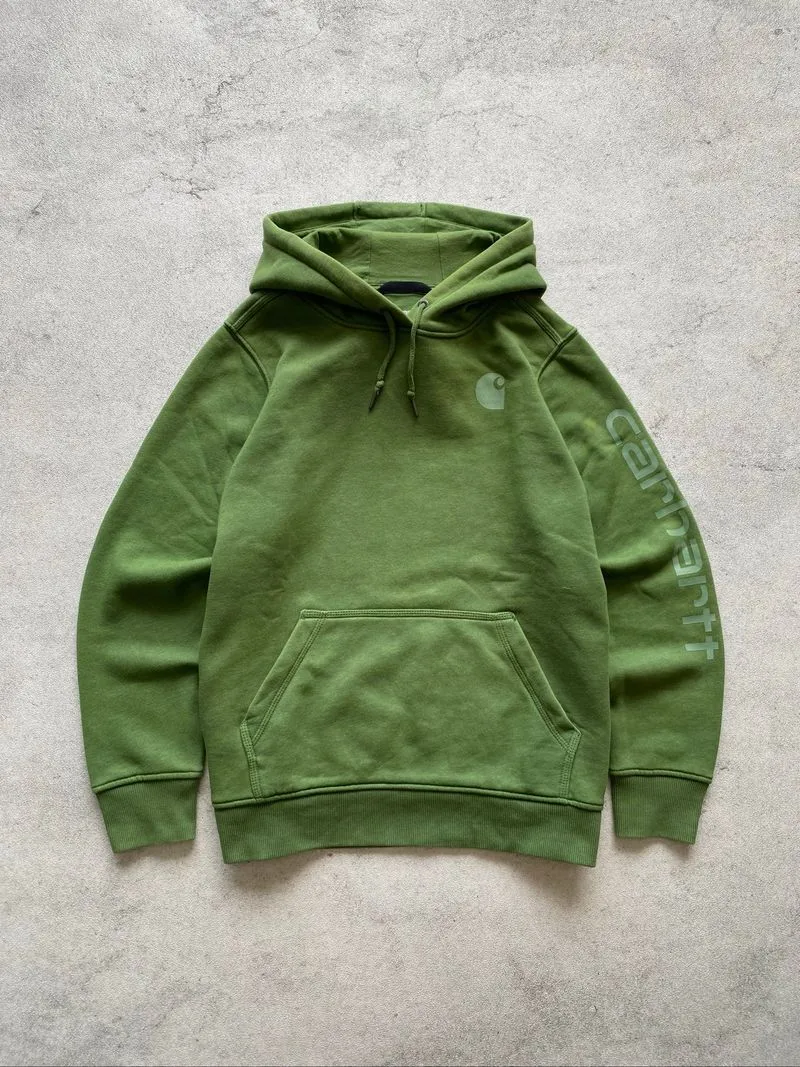 Carhartt Spellout Green Hoodie photo 1