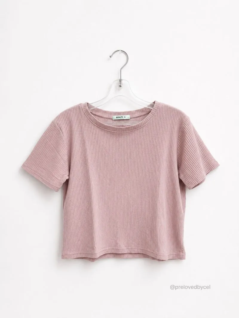Pink Knit Top | Korean Blouse | Soft Girl Knitwear photo 1