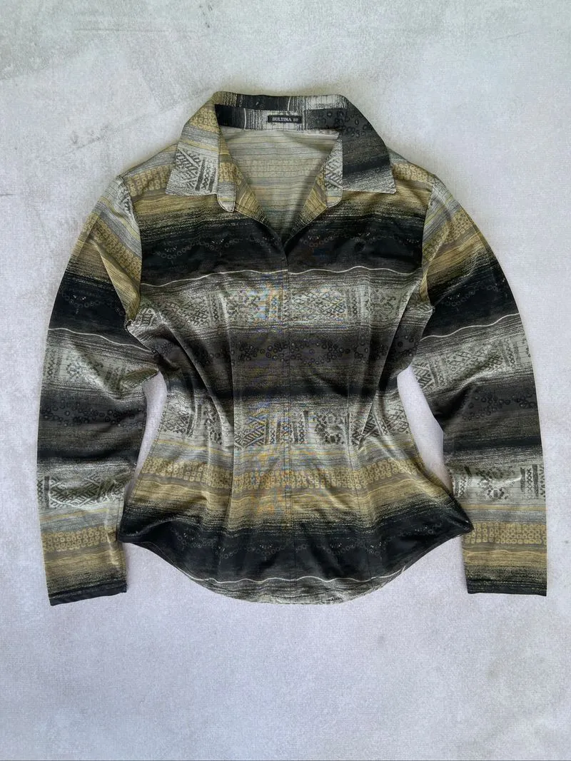 Vintage Blouse silk BULTINA 90s photo 1