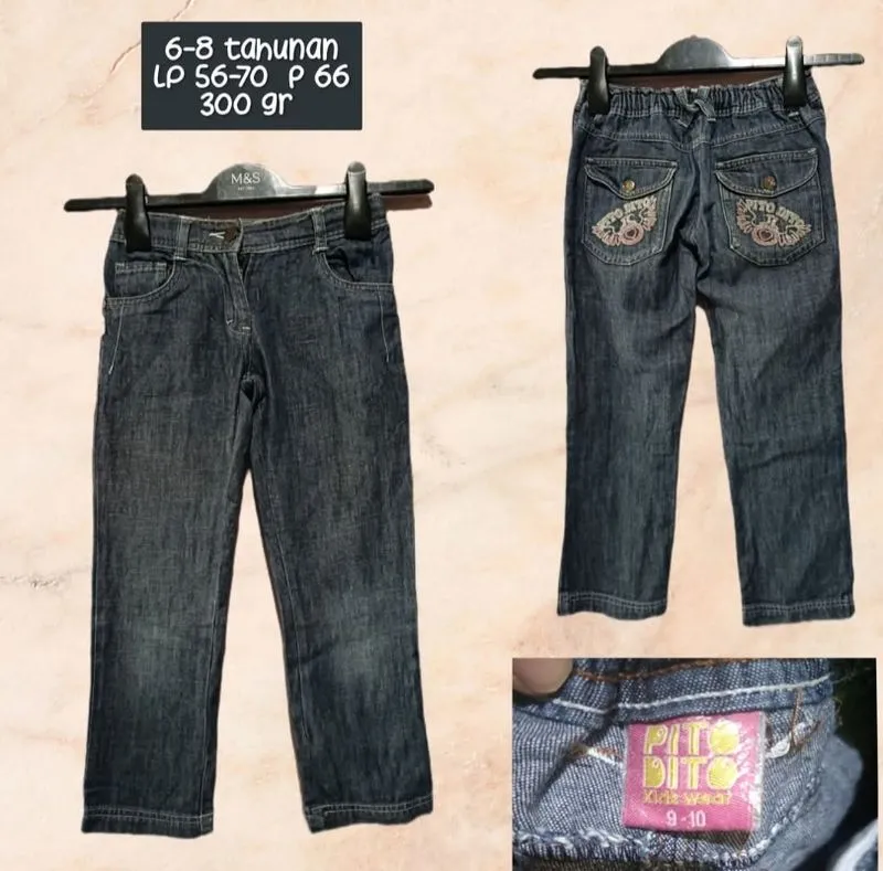 Pito Dito celana jeans anak perempuan 8-10 tahunan  photo 1