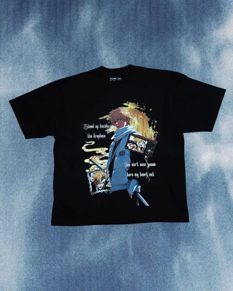 Ichigo Bleach Tshirt Boxy Anime photo 1