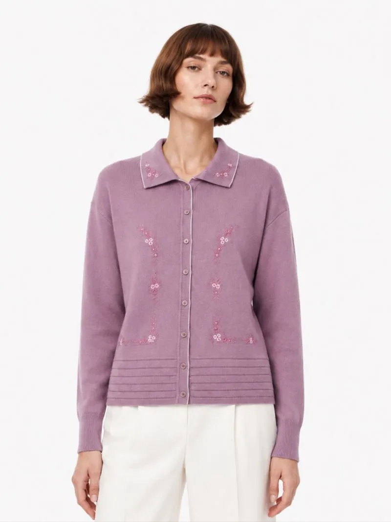 Cardigan Floral Cotton Massimo Dutti New photo 1