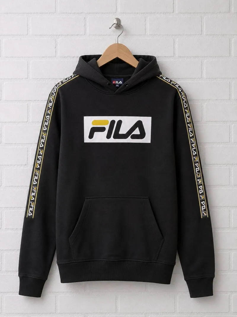 Fila Jaket Hoodie Hitam Second Brand Preloved  photo 1