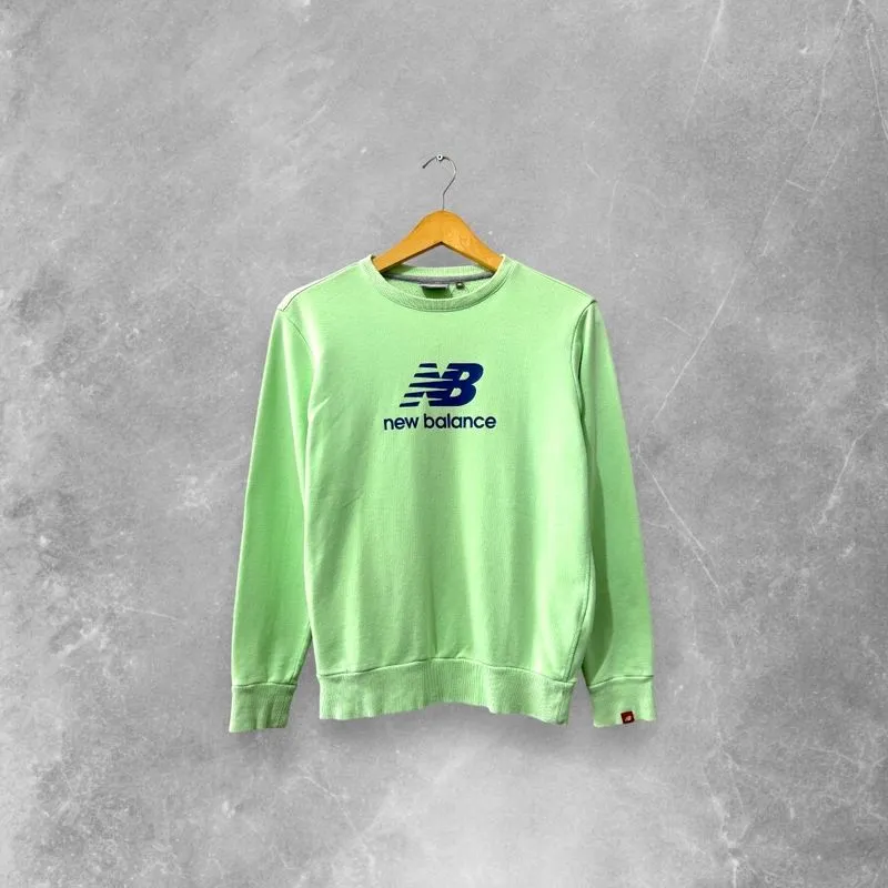 New Balance Streetwear Sweatshirt Pria green photo 1