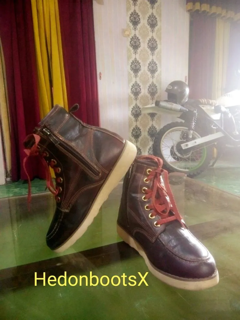 Vintage Public Garden Korean Moc Toe Boots photo 1