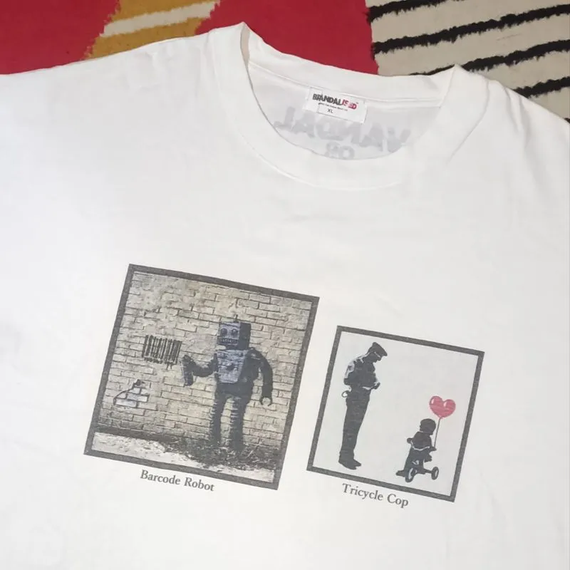 Bansky Art Tee by Brandalised Tee • Kaos / T Shirt Brand photo 1