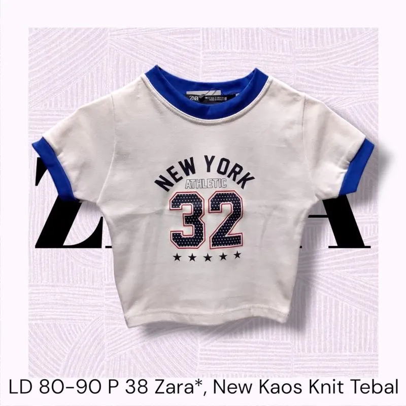 Zara New Crop Top Kaos Knit #Grl GU Zara Uniqlo H&M GAP INGN photo 1