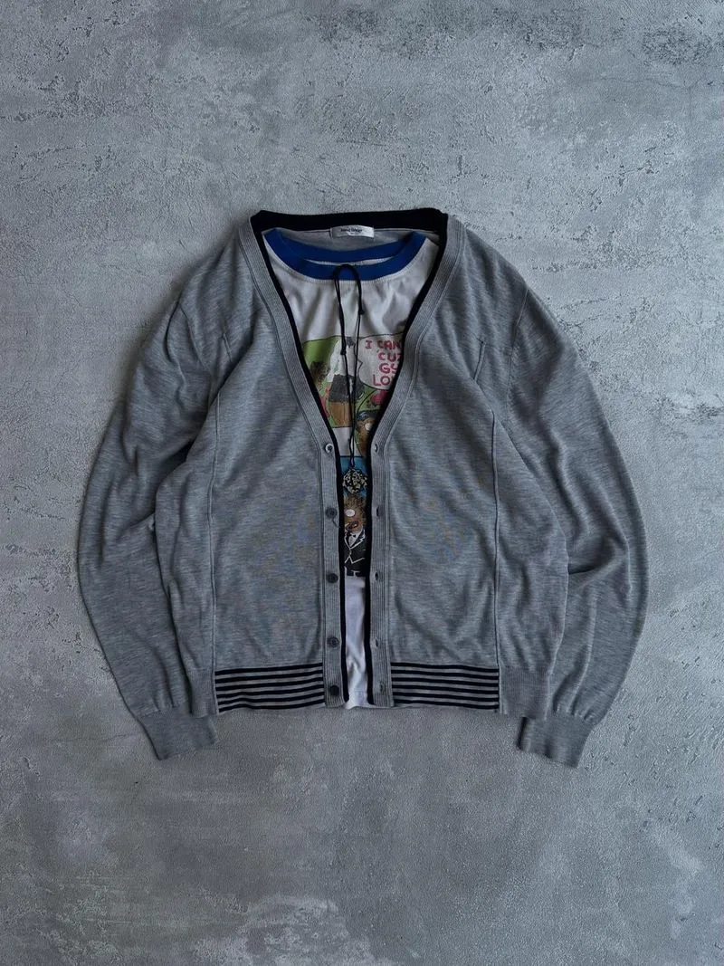 Mind Bridge basic cardigan knit sweater photo 1
