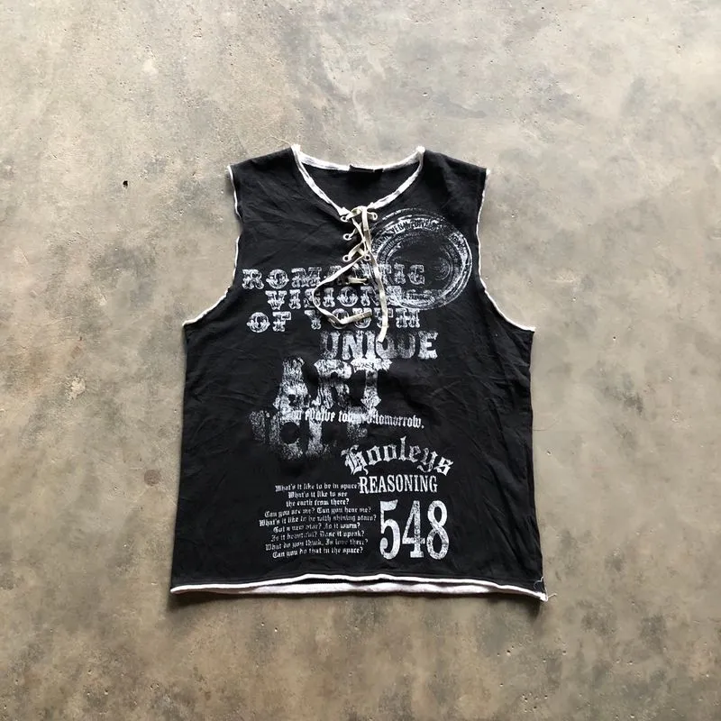 Y2k Goth poem tanktop  photo 1
