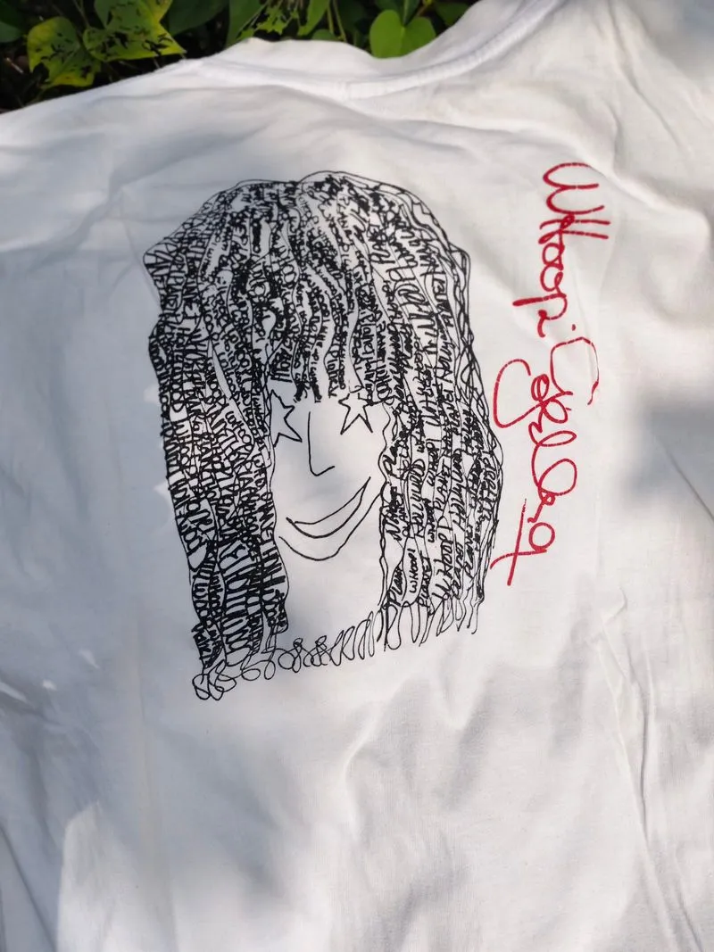 T shirt vintage Planet Hollywood Whoopi Goldberg '91 photo 1