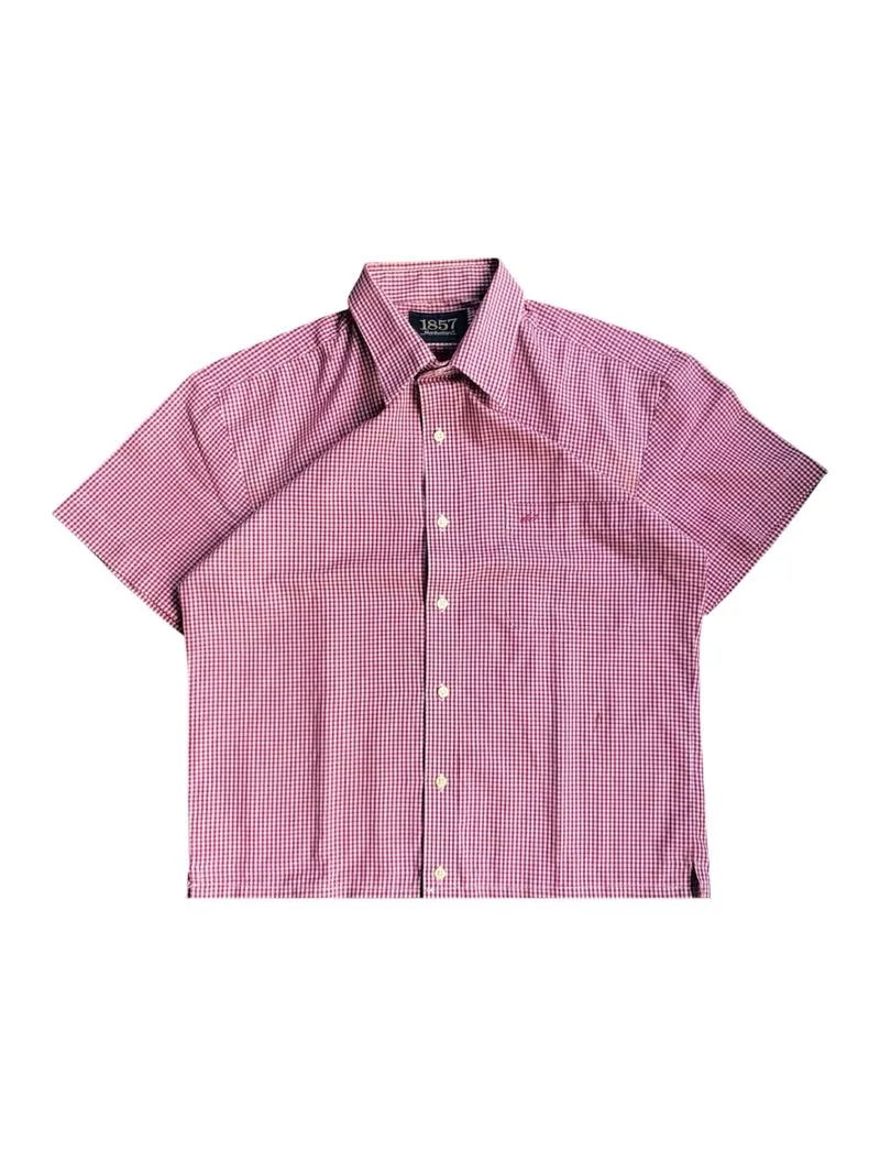 Manhattan Crop Boxy Shirt Pink photo 1
