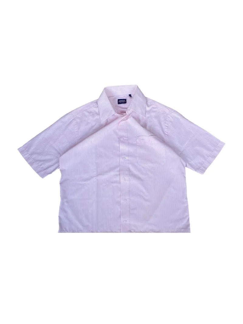 Arrow Crop Boxy Shirt Pink photo 1