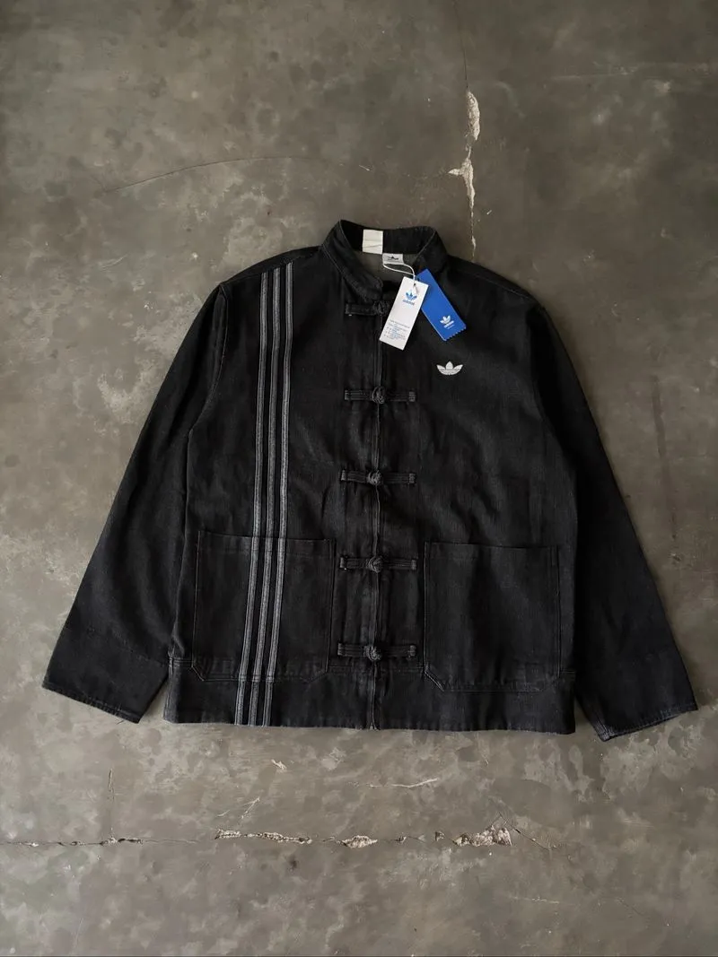 Denim Jacket Adidas Cheongsam BNWT photo 1