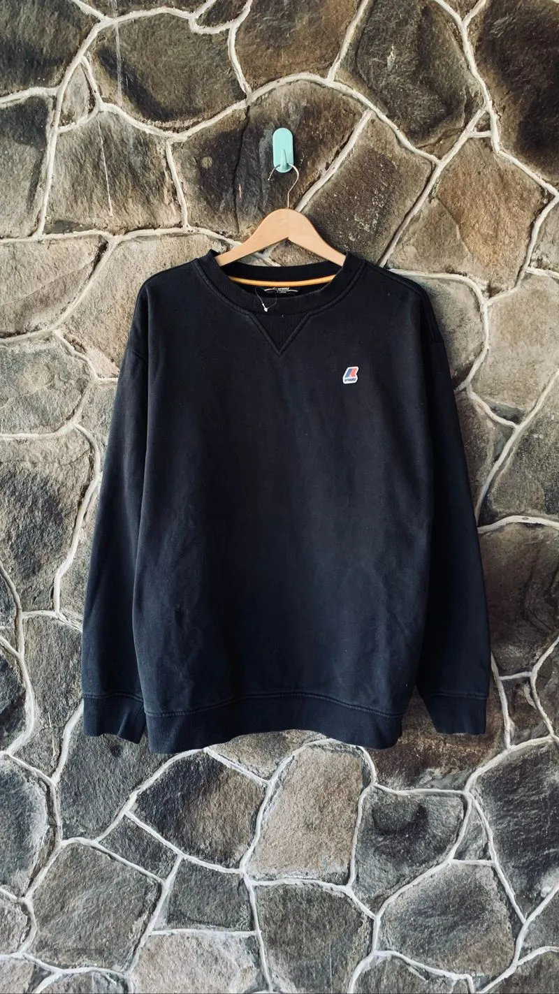 Crewneck K-WAY Black Logo photo 1
