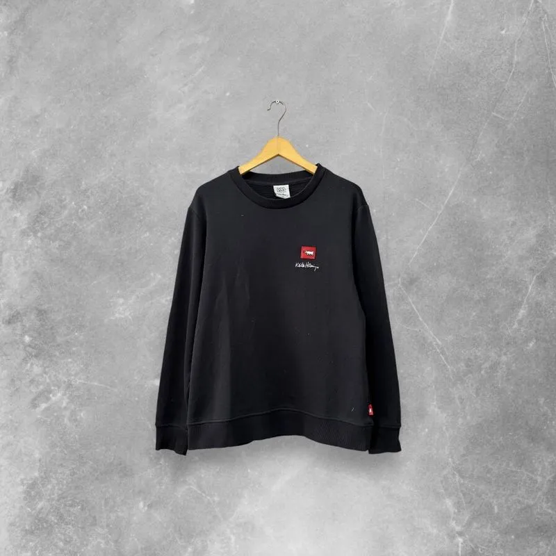 Keith Haring Streetwear Sweatshirt Pria black photo 1