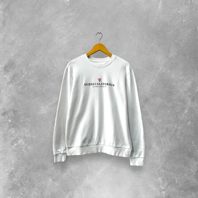 Guess Luxury Sweatshirt Pria white photo 1