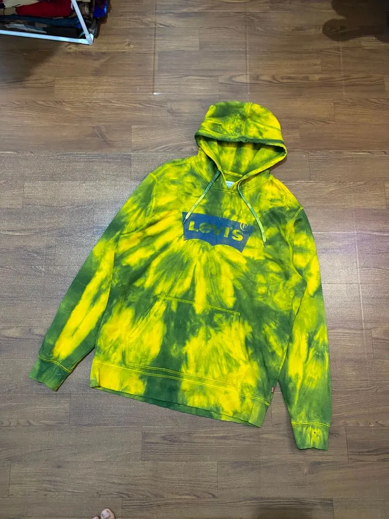 Jaket Hoodie Levis Tie Dye mantab photo 1