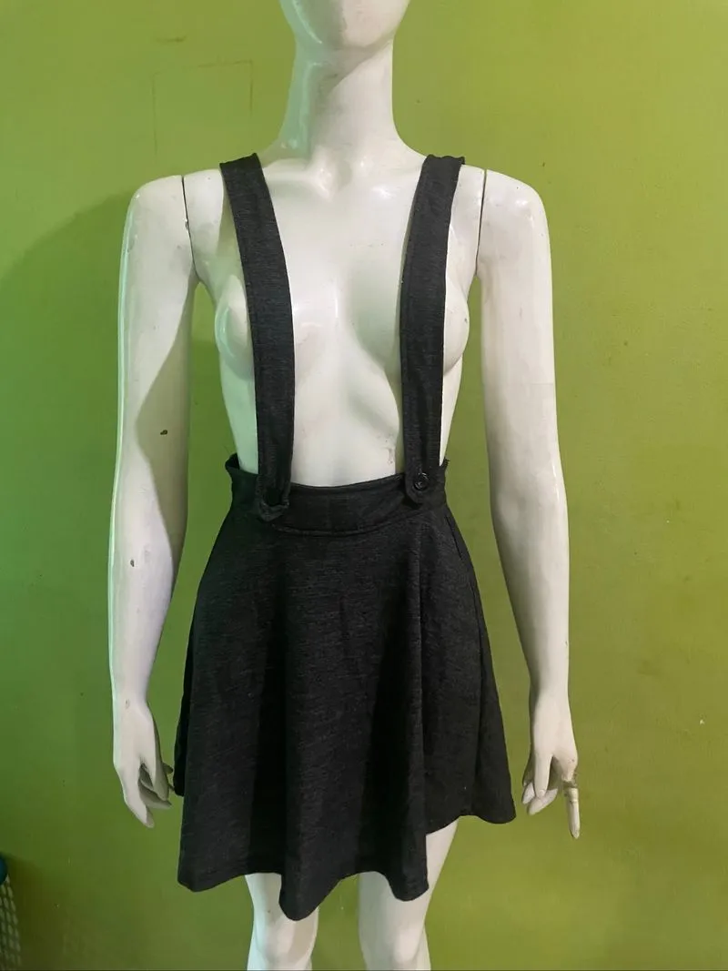 Overall Dress - Black photo 1