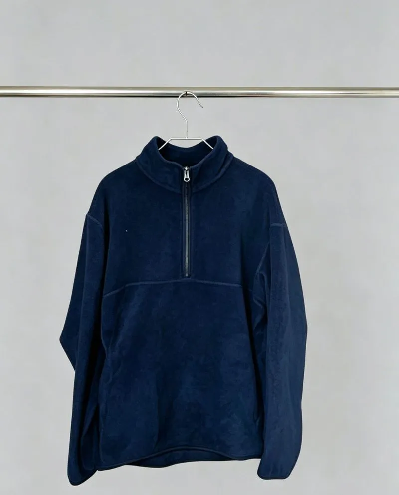 Uniqlo Half-Zip Fleece Navy Blue photo 1