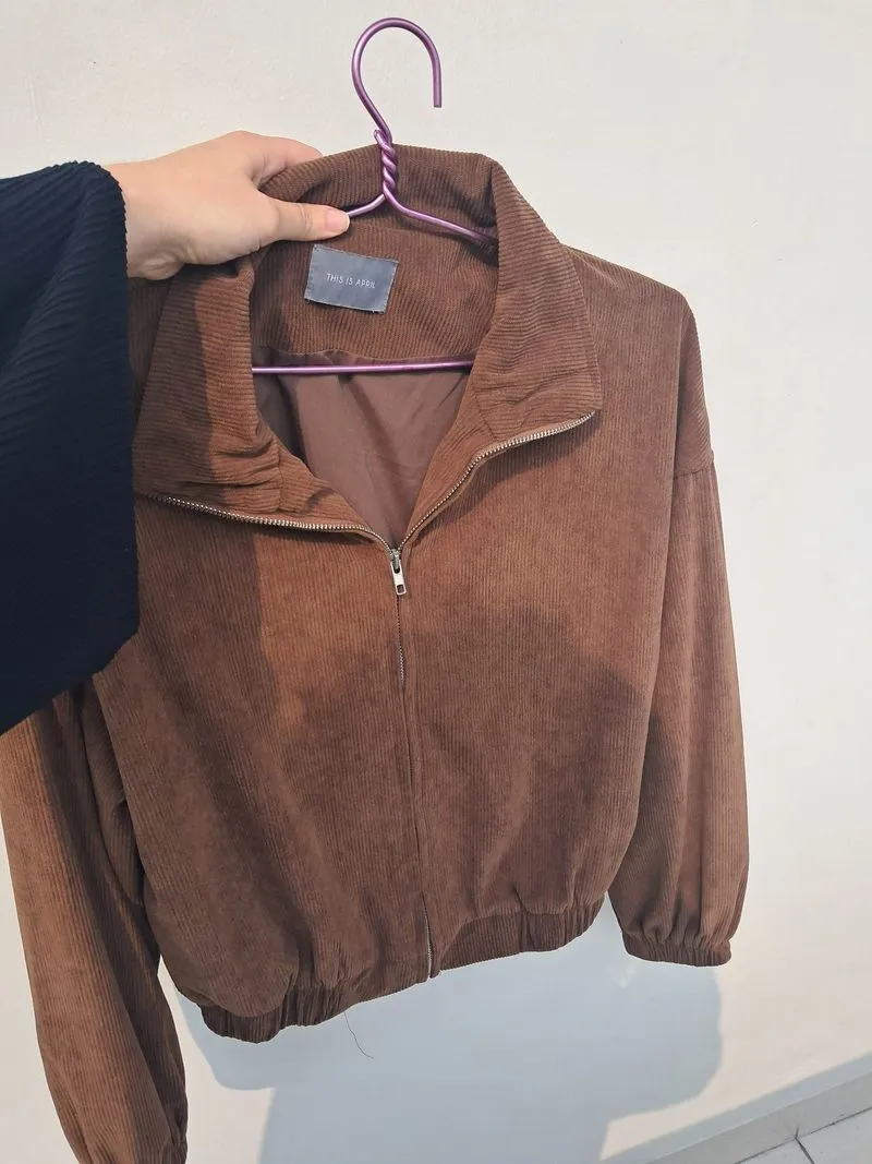 jaket corduroy this is april size s photo 1